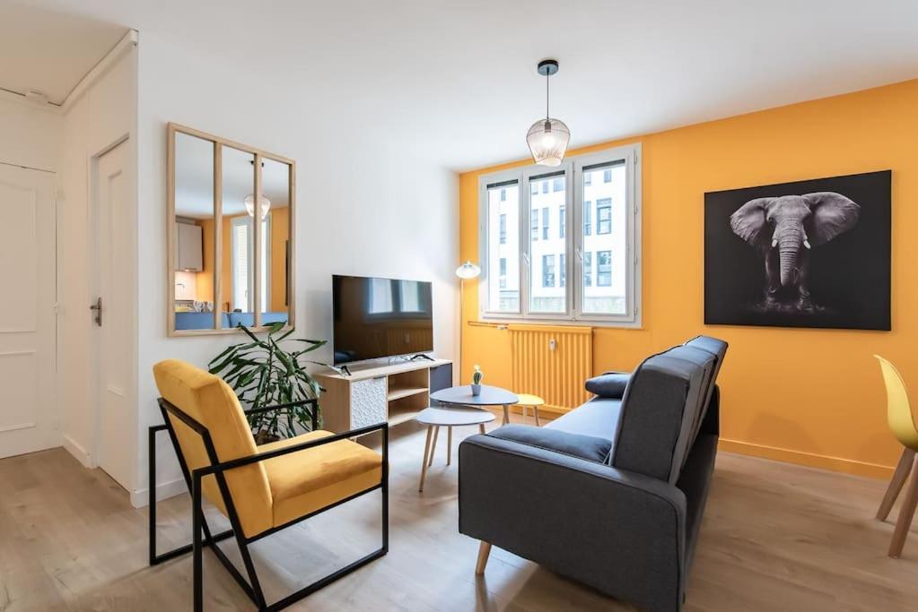 Appartement Renove Pour 6 Avec Parking Villeurbanne Exterior foto