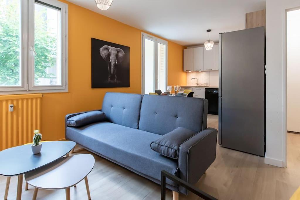 Appartement Renove Pour 6 Avec Parking Villeurbanne Exterior foto